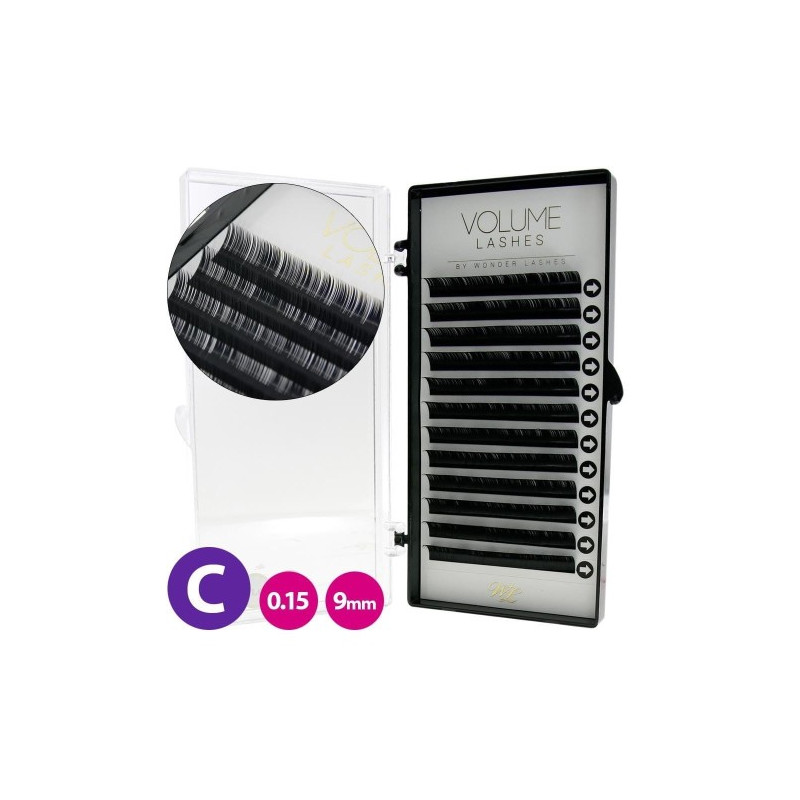 Ripsmed - C-curl - 0,15 - Volume Wonder Lashes