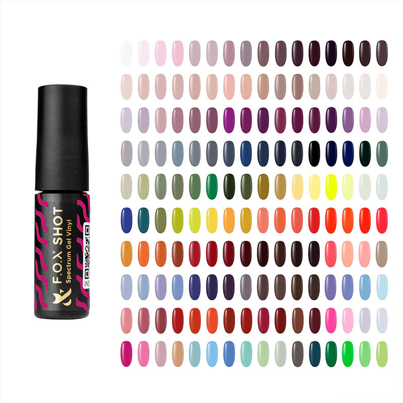 F.O.X värviliste geel-lakkide komplekt - 5 ml, 1-160 tk