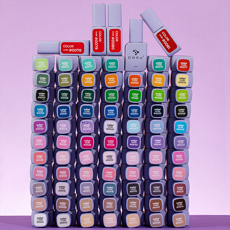 DNKa värviliste geel-lakkide komplekt – 12 ml, 170 tk