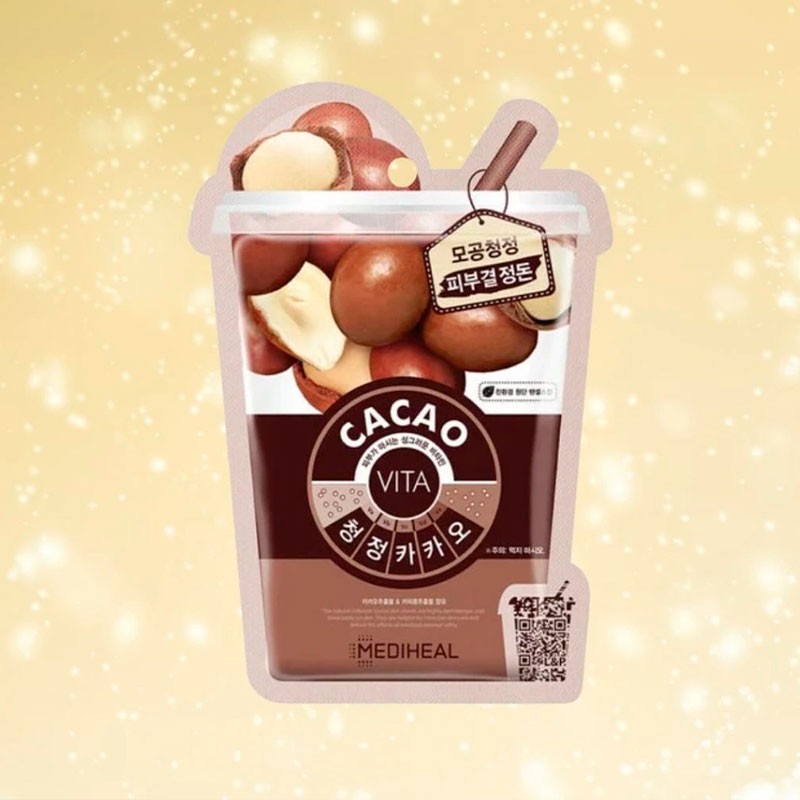 Puhastav ja niisutav näomask Vita Mediheal - Cacao