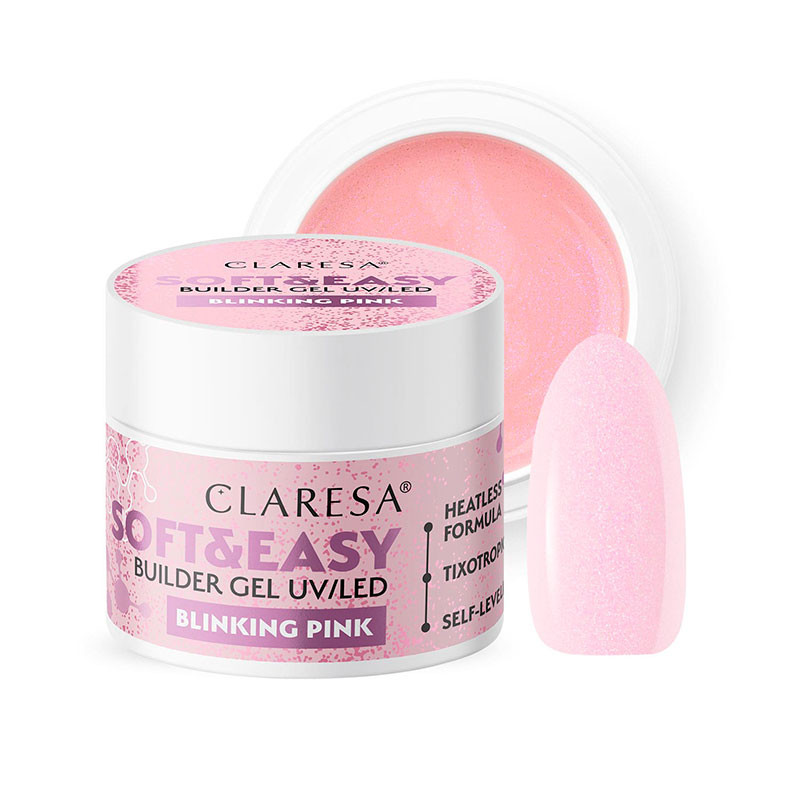 Builder gel Claresa SOFT&EASY Blinking Pink - 12 g
