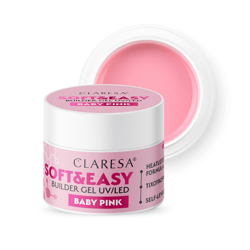 Builder gel Claresa SOFT&EASY baby pink